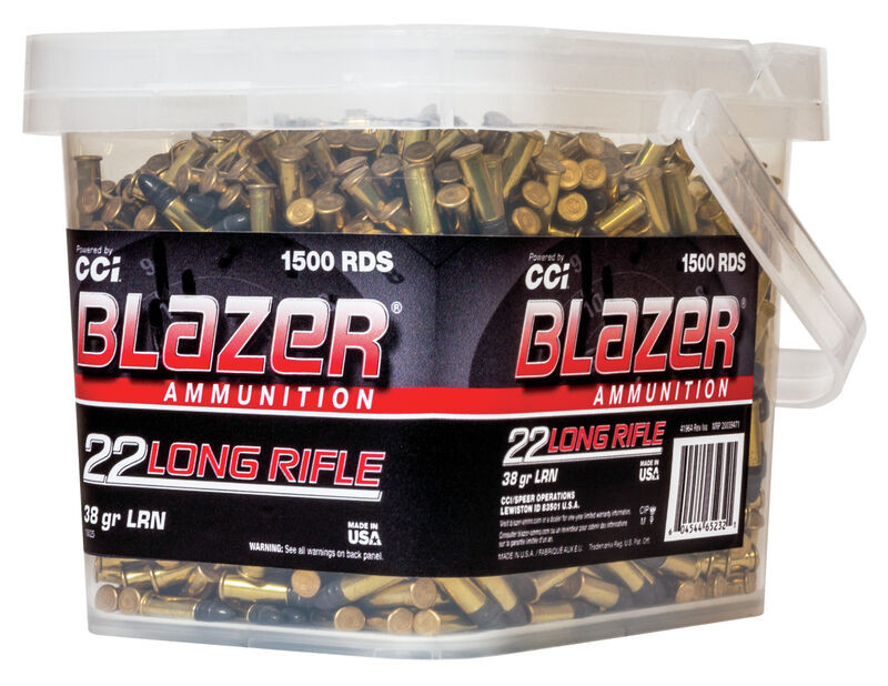 CCI .22 LR 38gr Lead Round Nose (LRN) ammunition