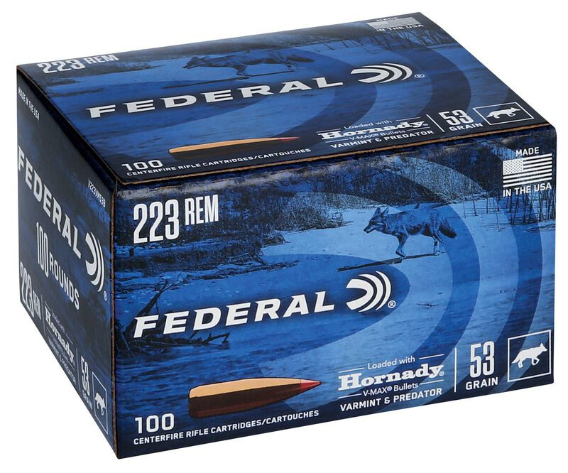 Federal .223 Remington 53gr Polymer Tipped ammunition