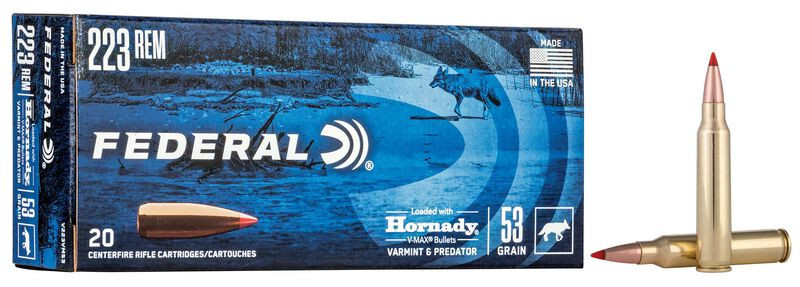 Federal .223 Remington 53gr Polymer Tipped ammunition