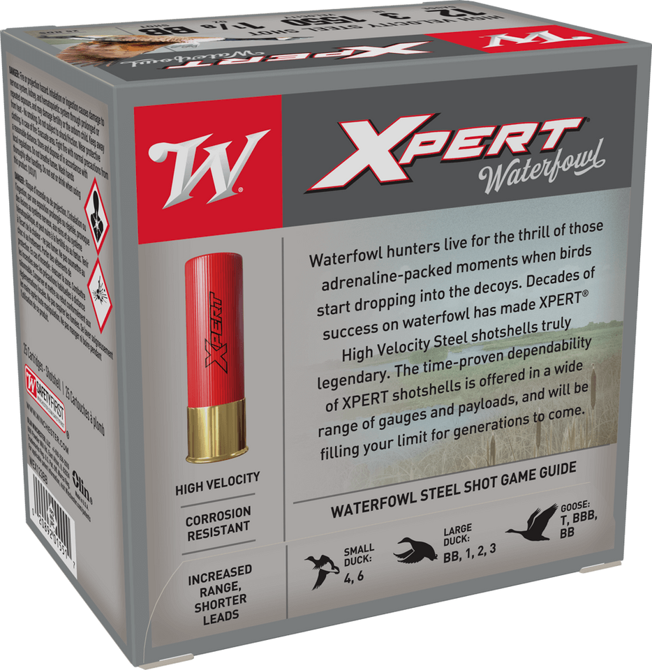 Winchester XPERT Water Fowl 12 Gauge 3" 1 1/8 oz. #BB