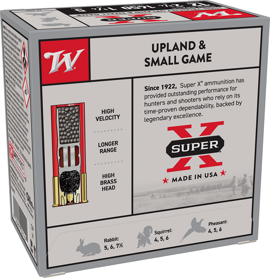 Winchester Super X 12 Gauge 2.75" 1 1/4 oz.  #5