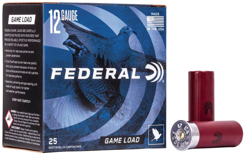 Federal Game Load Upland 12 Gauge 2.75" 1 oz. #8