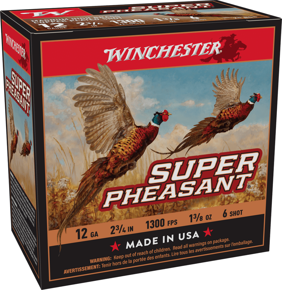 Winchester Super Pheasant 12 Gauge 2.75" 1 3/8 oz. #6