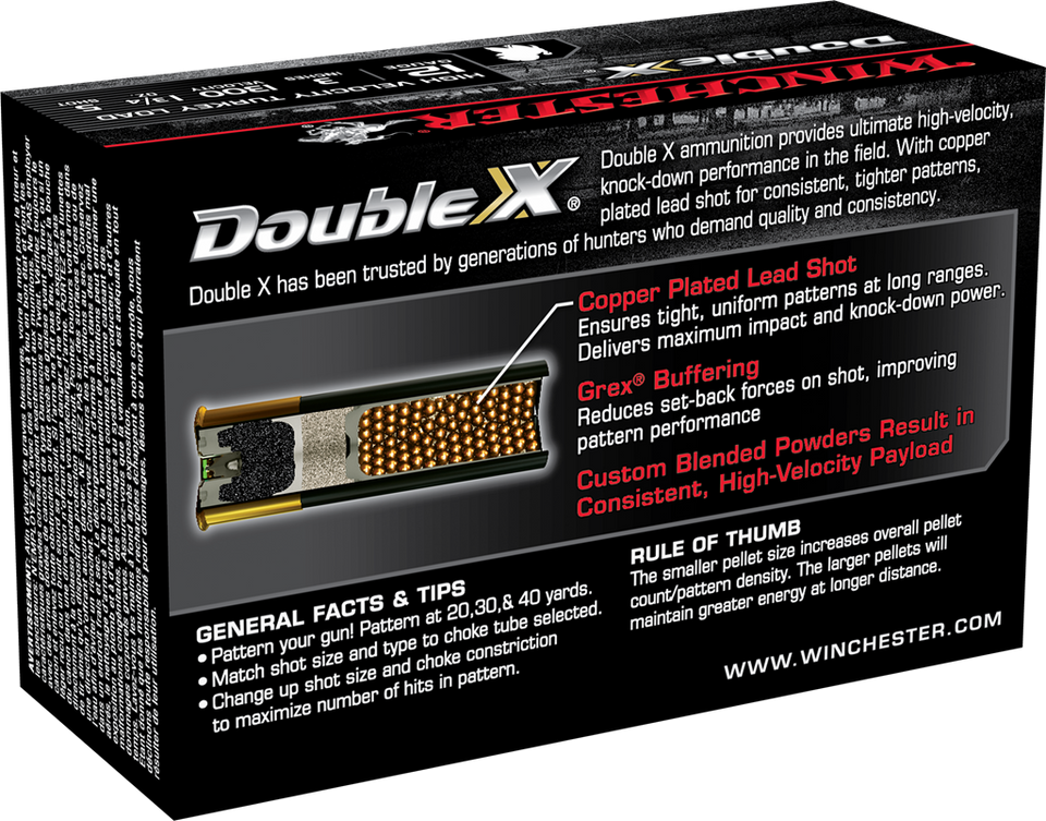 Winchester Double X 12 Gauge 3" 1 3/4 oz. #5