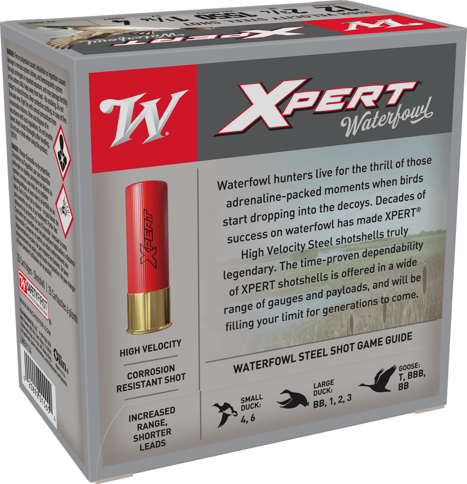 Winchester XPERT Waterfowl 12 Gauge 2.75" 1 1/16 oz. #4