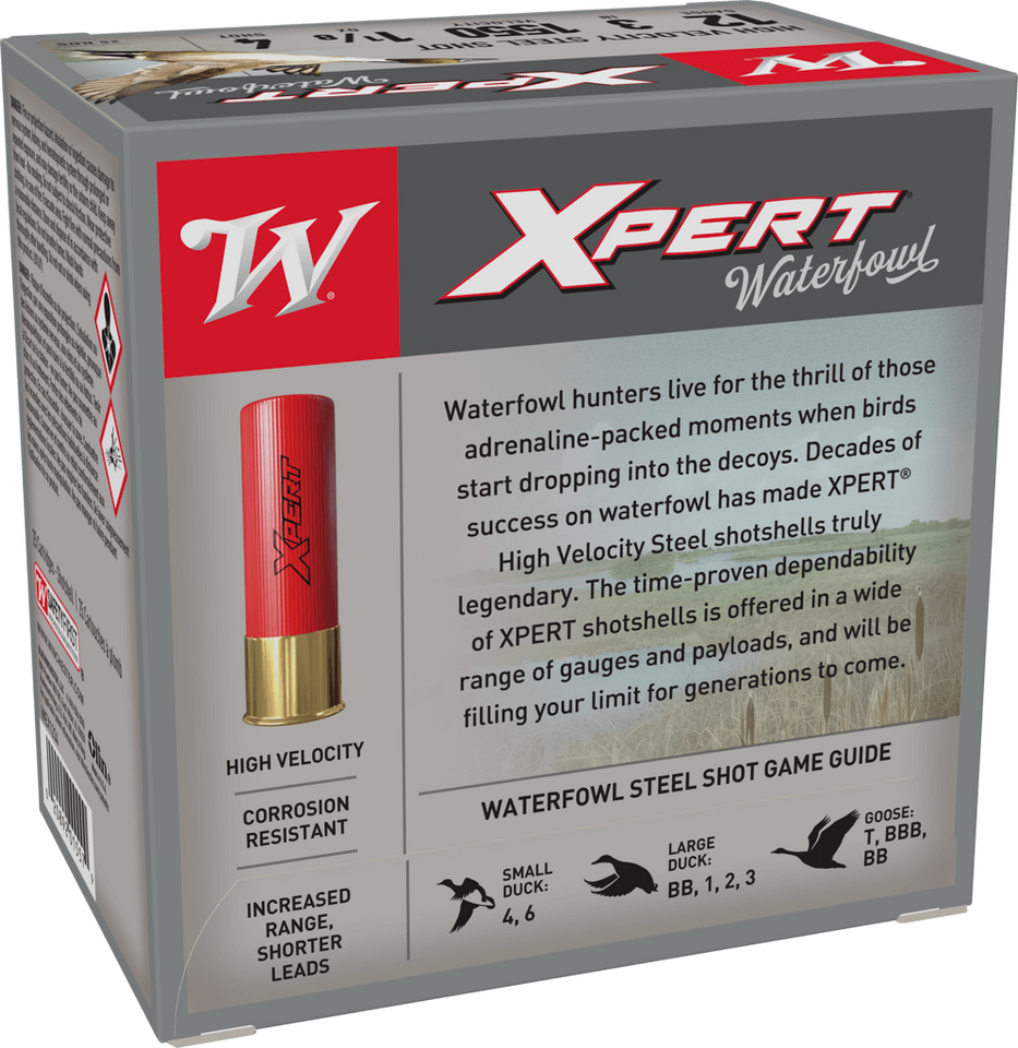 Winchester XPERT Water Fowl 12 Gauge 3" 1 1/8 oz. #4