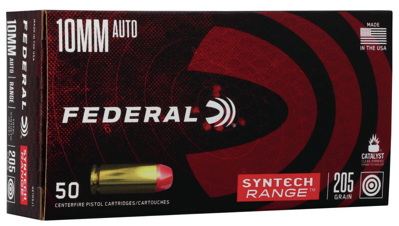Federal 10mm 205gr Total Synthetic Jacket (TSJ) ammunition