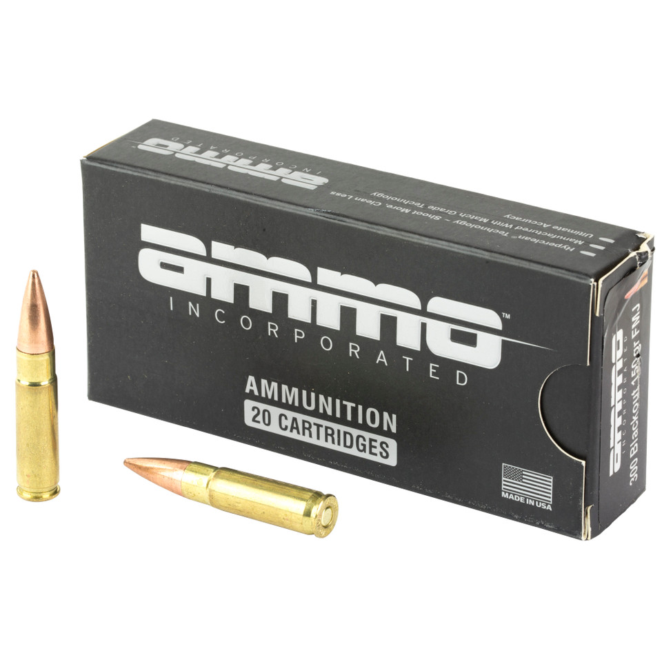 Ammo Inc .300 AAC Blackout 150gr Full Metal Jacket (FMJ) ammunition
