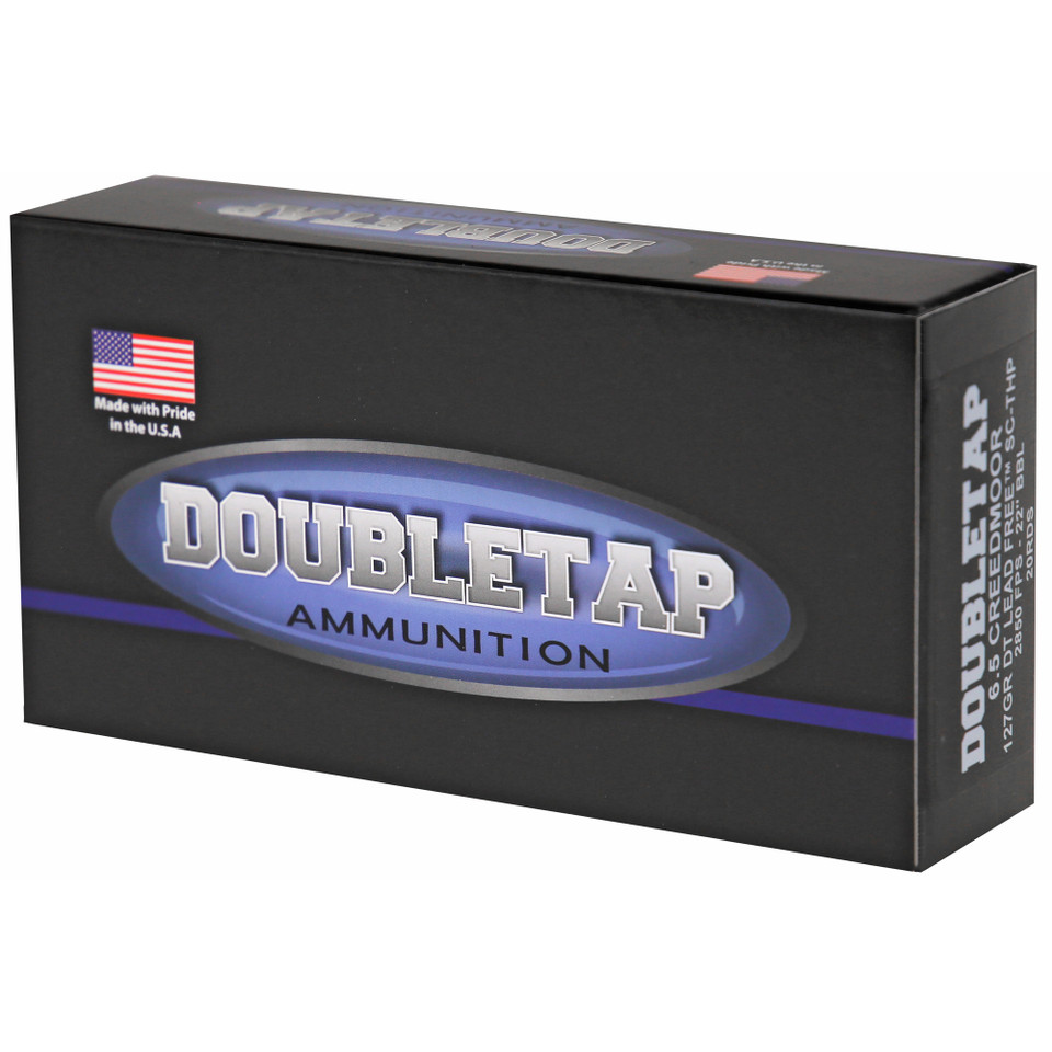 DoubleTap 6.5mm Creedmoor 127 Grain DT Lead Free SC-HP