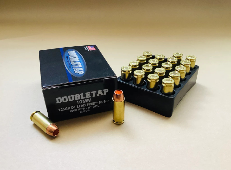 DoubleTap 10mm Lead Free 125 Grain Solid Copper Hollow Point