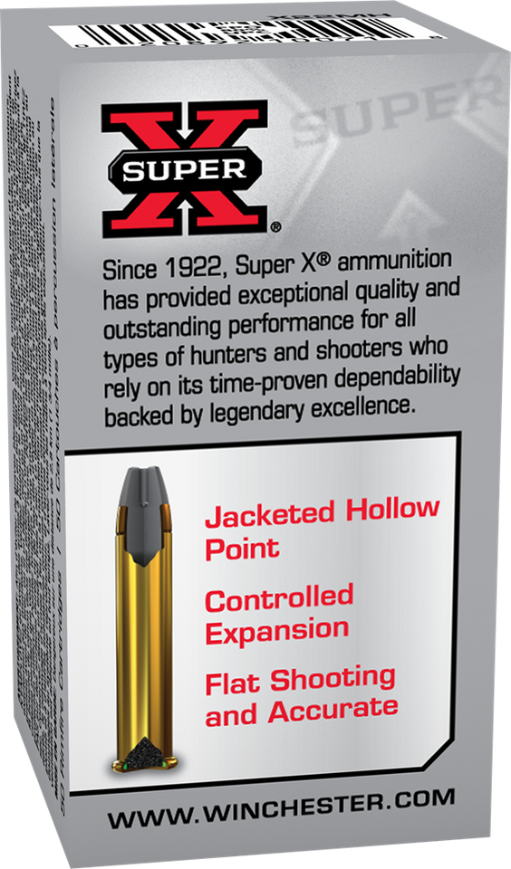 Winchester Super X .22 WMR 40 Grain Jacketed Hollow Point (JHP)
