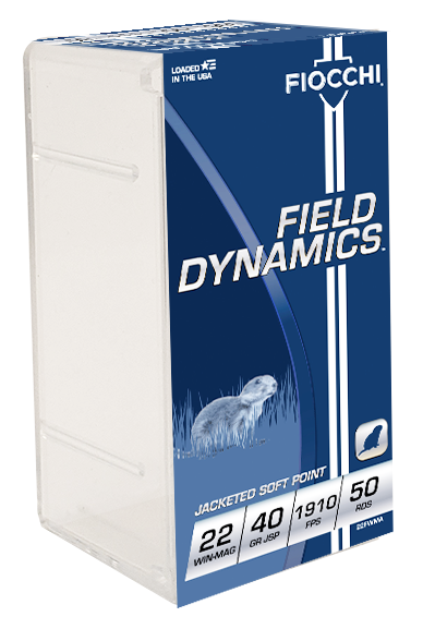 Fiocchi .22 WMR 40gr Soft Point ammunition