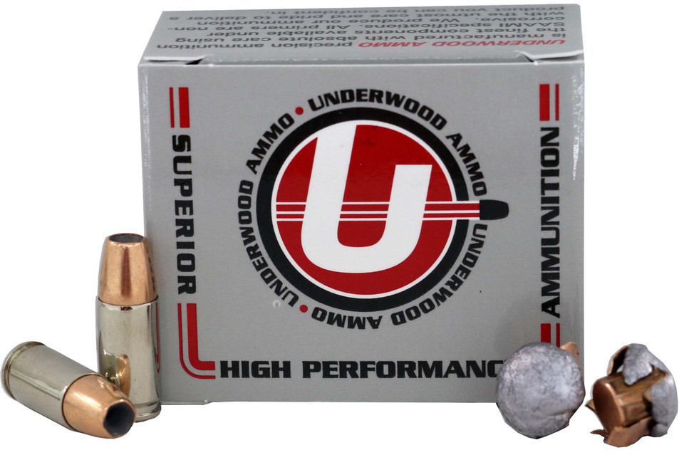 Underwood Ammo 9mm Luger 147gr Jacketed Hollow Point (JHP) ammunition