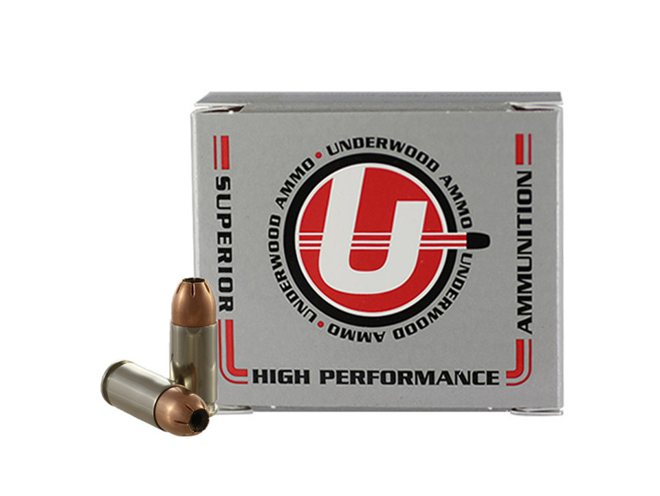 Underwood Ammo 9mm Luger 124gr Jacketed Hollow Point (JHP) ammunition