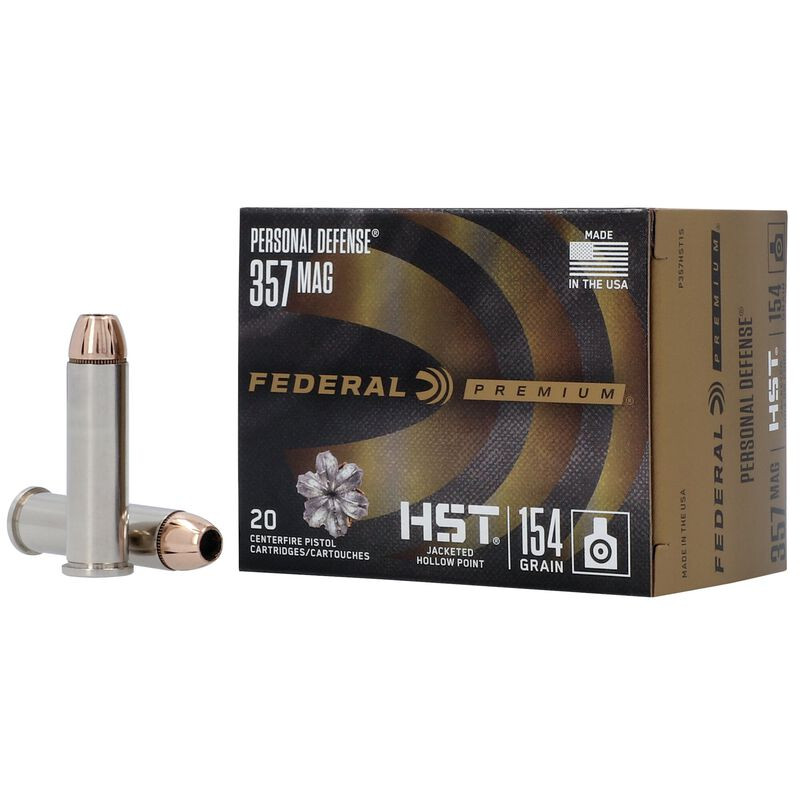 Federal Personal Defense HST .357 Magnum 154 Grain Jacketed Hollow Point (JHP)