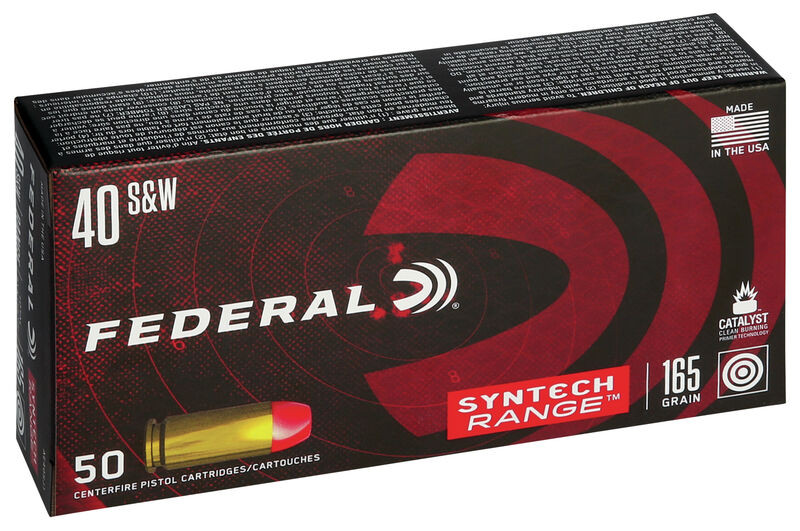 Federal .40 S&W 165gr Total Synthetic Jacket (TSJ) ammunition