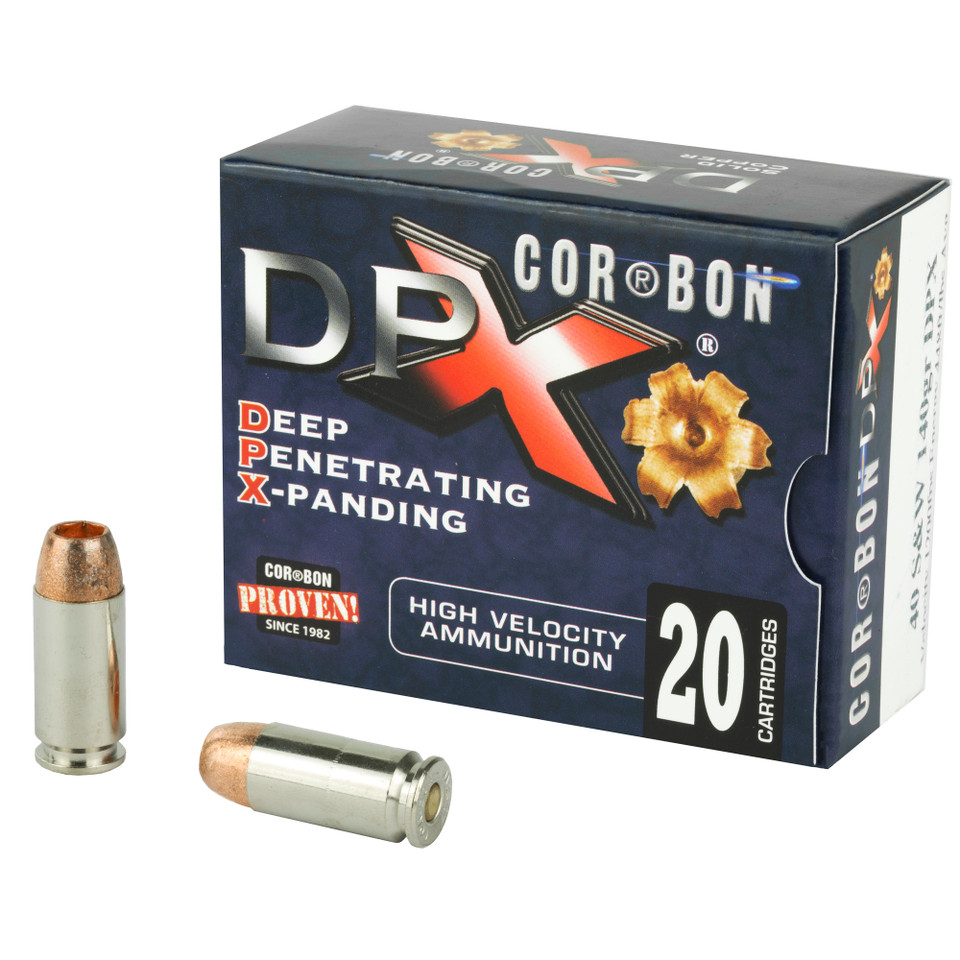 CorBon .40 S&W 140gr Hollow Point (HP) ammunition