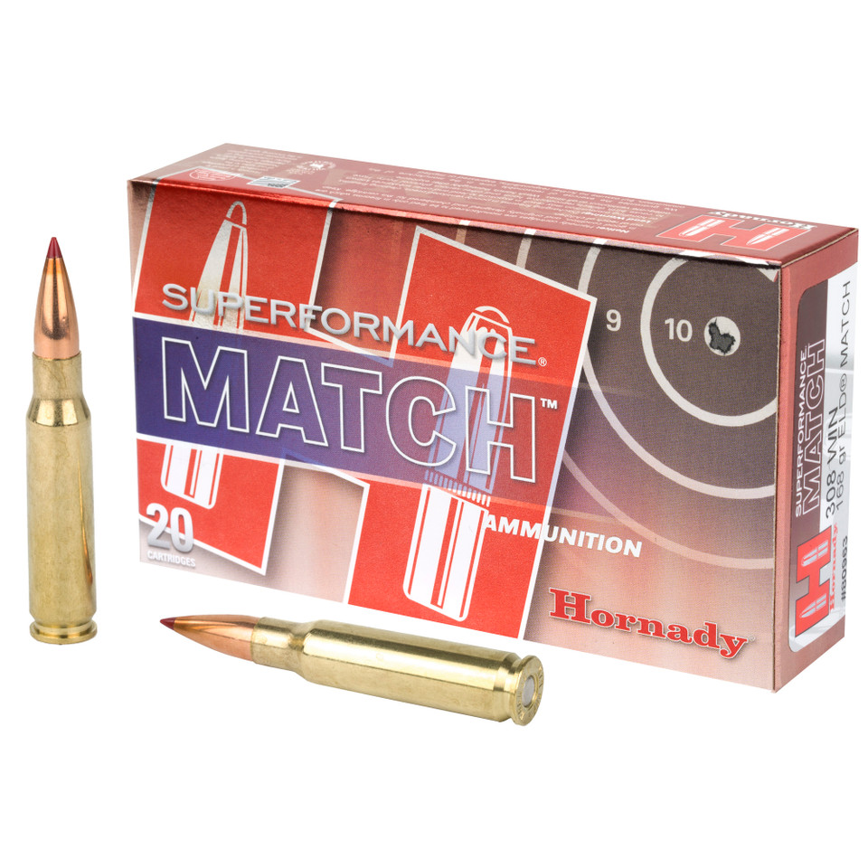 Hornady Superformance .308 Win. 168 Grain ELD Match
