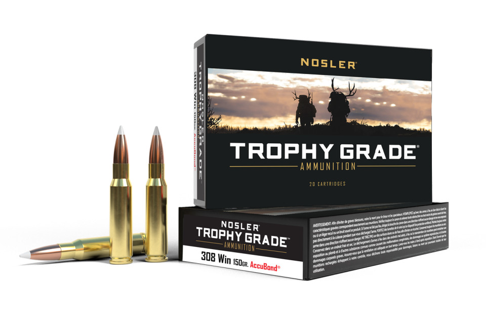 NOSLER .308 Winchester 150gr Polymer Tipped ammunition
