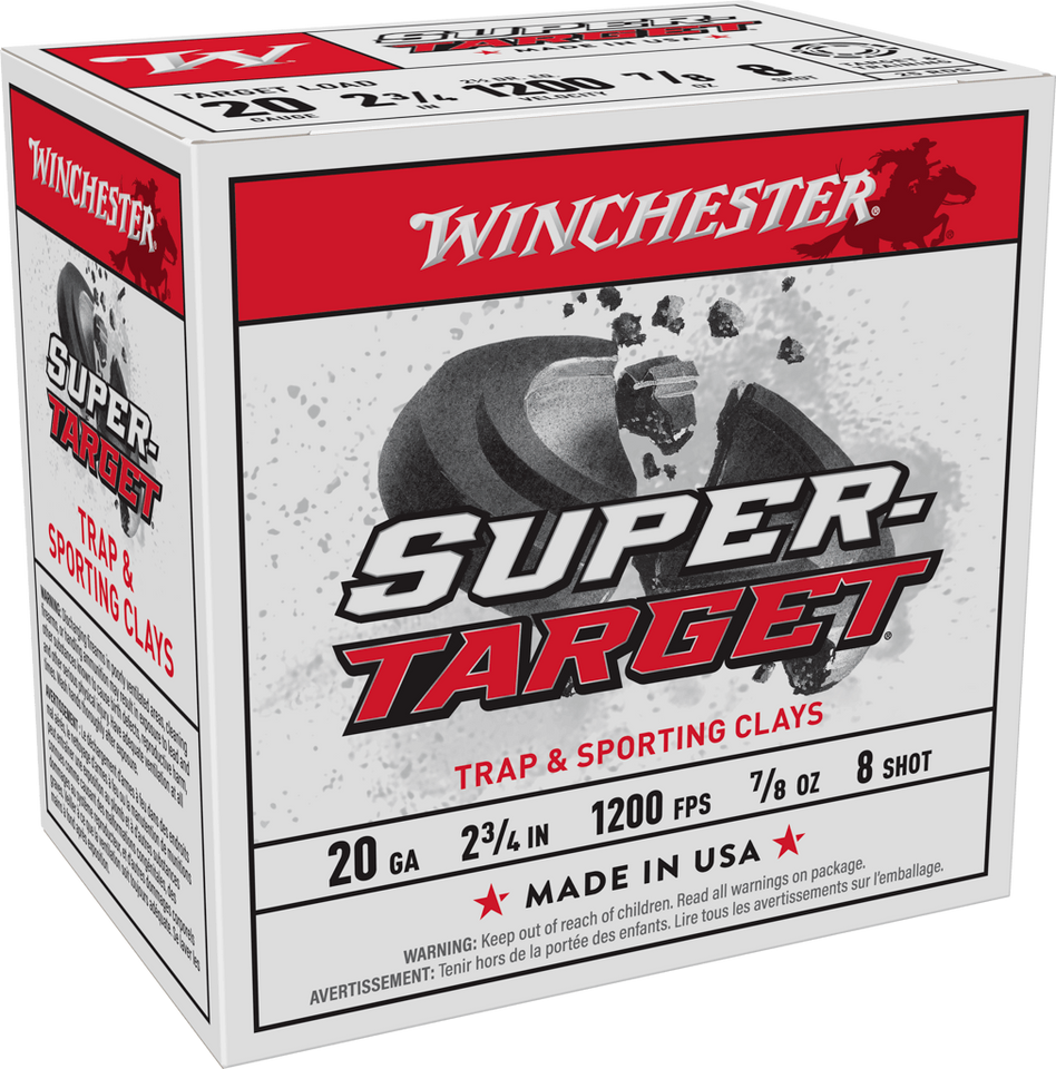 Winchester Super-Target 20 Gauge 2.75" 7/8 oz. #8