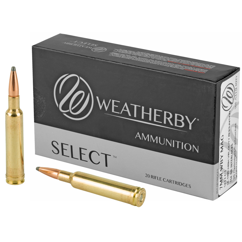 Weatherby 7mm Weatherby Magnum 154gr Soft Point ammunition