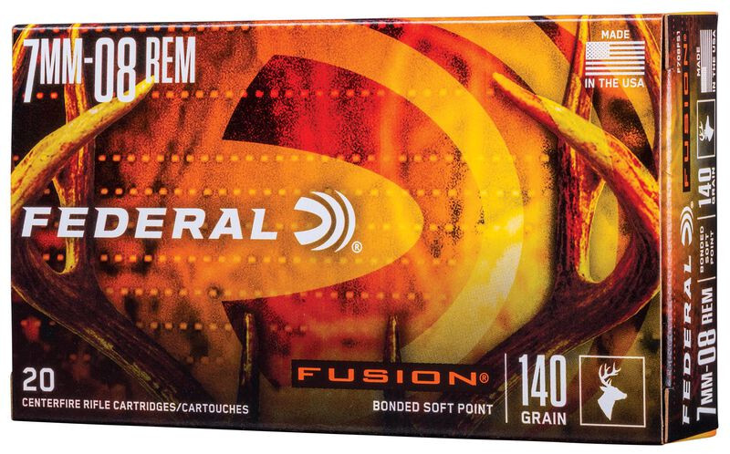 Federal Fusion Rifle 7mm-08 Remington 140 Grain Soft Point