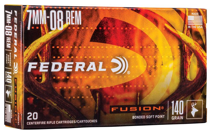 Federal 7mm-08 Remington 140gr Soft Point ammunition