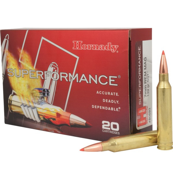 Hornady Superformance 7mm Rem. Mag. 139 Grain SST
