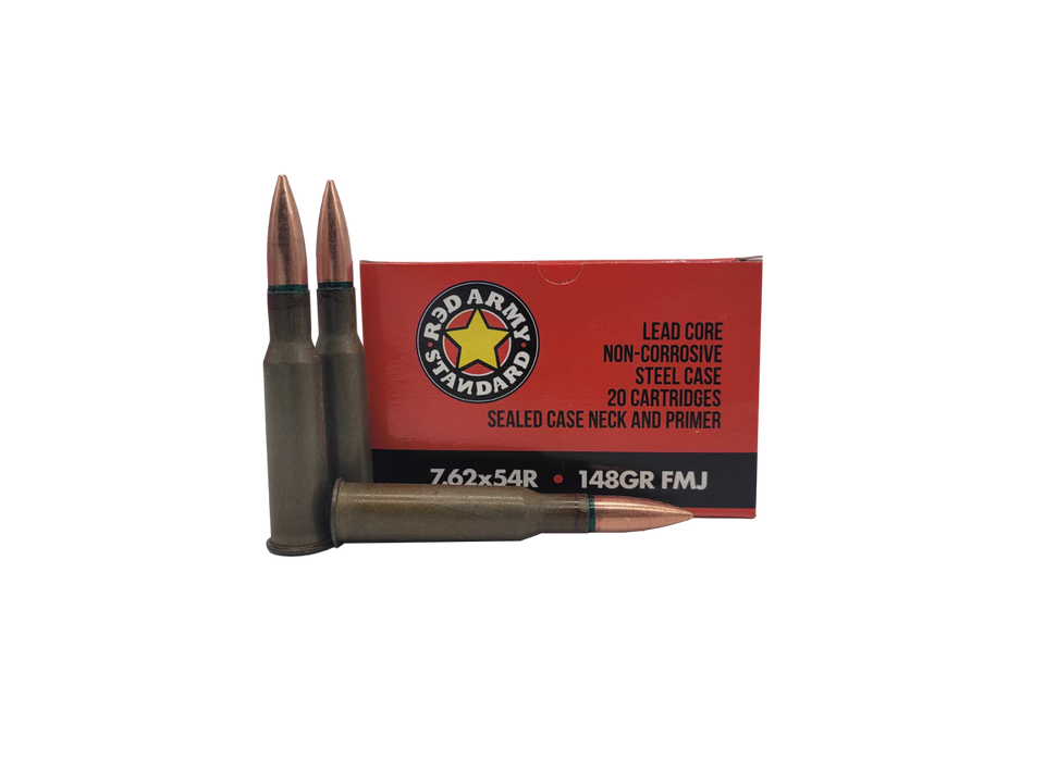 Century Arms Red Army Standard 7.62x54R 148 Grain Full Metal Jacket (FMJ)