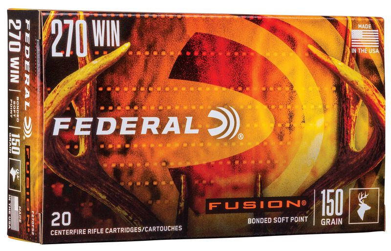 Federal .270 Winchester 150gr Soft Point ammunition