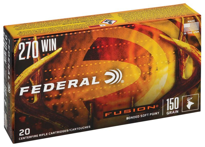 Federal .270 Winchester 150gr Soft Point ammunition