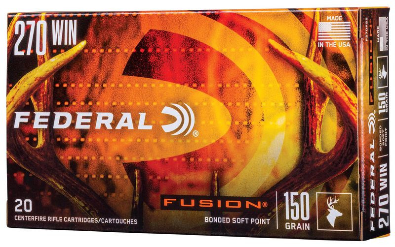 Federal .270 Winchester 150gr Soft Point ammunition