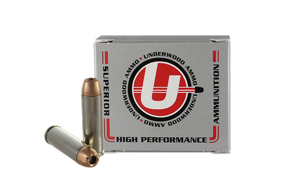 Underwood Ammo .500 S&W 350gr Jacketed Hollow Point (JHP) ammunition