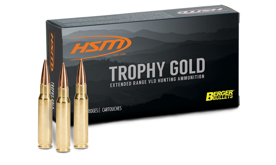 HSM Trophy Gold 6.5x55 Swedish 140 Grain Berger Match Hunting VLD
