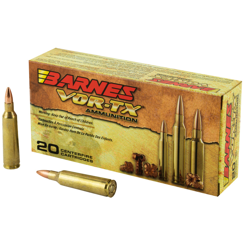 Barnes .22-250 Remington 50gr Hollow Point (HP) ammunition