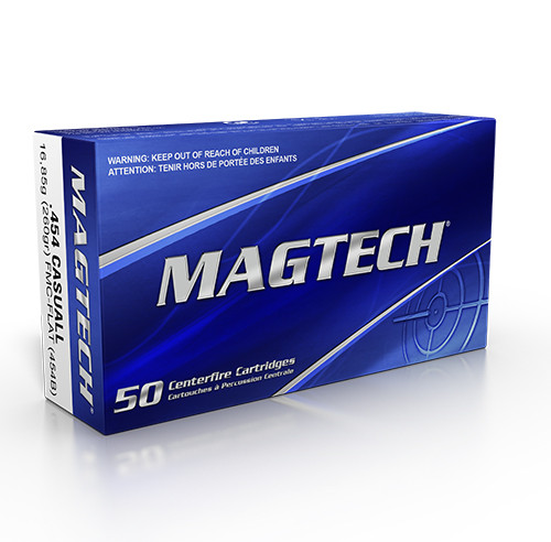 Magtech .454 Casull 260gr Full Metal Jacket (FMJ) ammunition