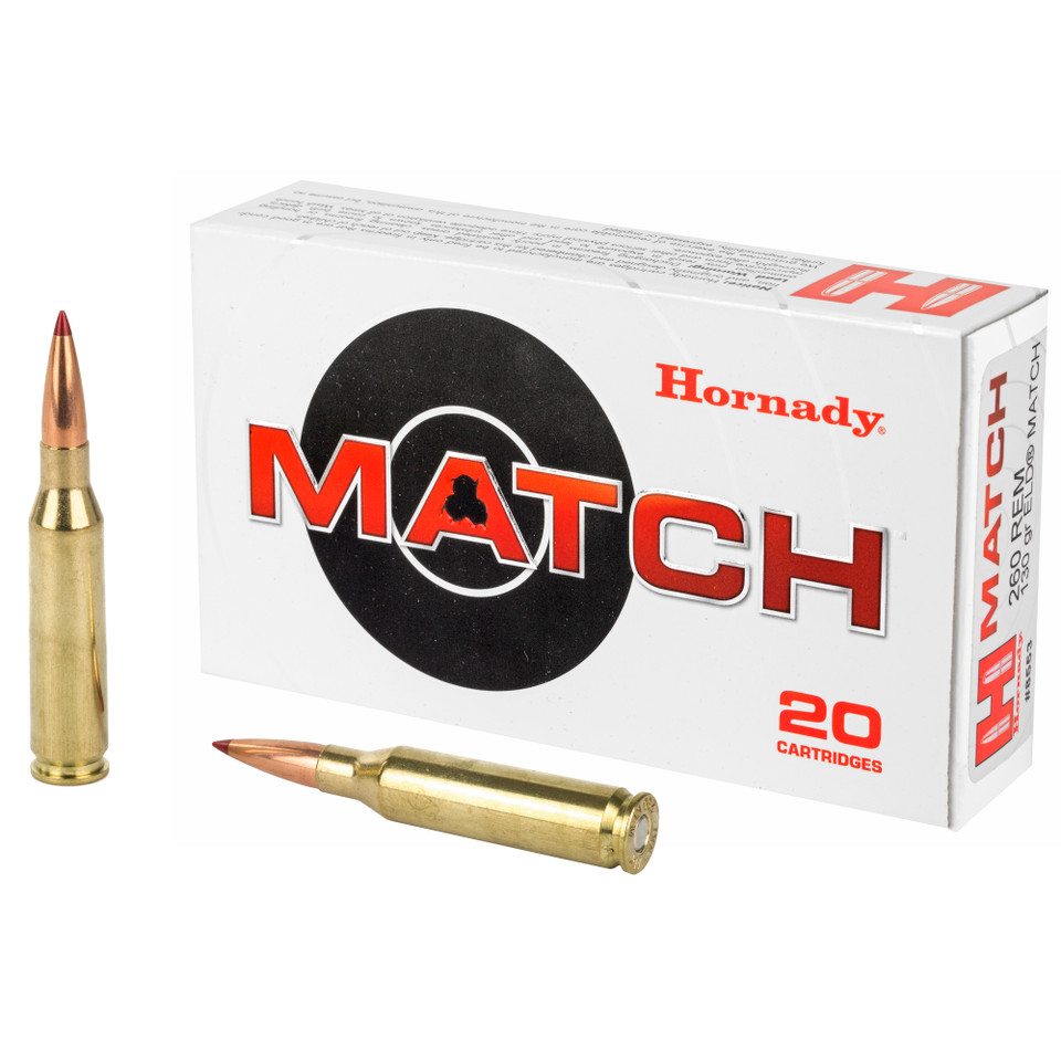 Hornady .260 Remington 130gr Polymer Tipped ammunition