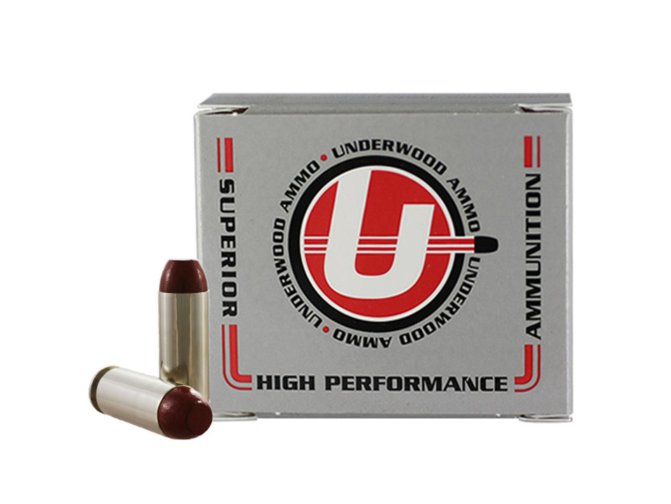 Underwood .45 Win. Mag. 255 Grain Flat Nose Hi-Tek Coated Hard Cast