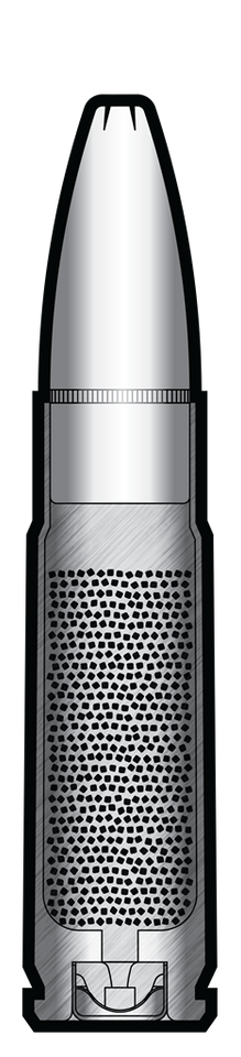 Winchester .300 AAC Blackout 125gr Open Tip Match (OTM) ammunition