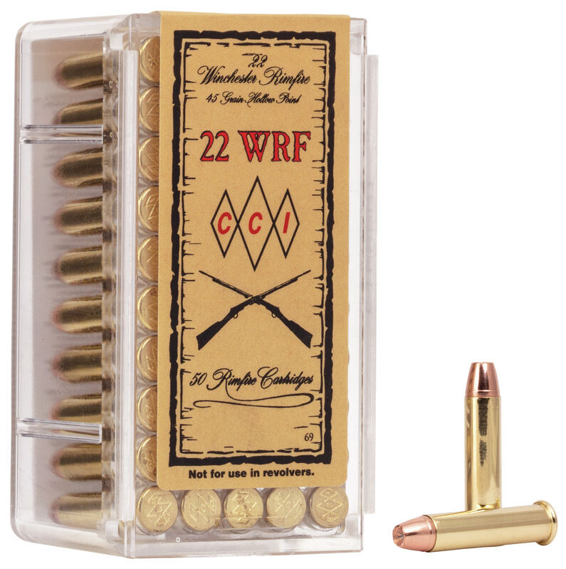 CCI .22 WRF 45 Grain Jacketed Hollow Point (JHP)