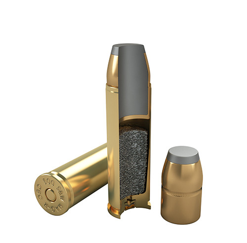 Magtech .500 S&W Magnum 325gr Semi-Jacketed Soft Point (SJSP) ammunition