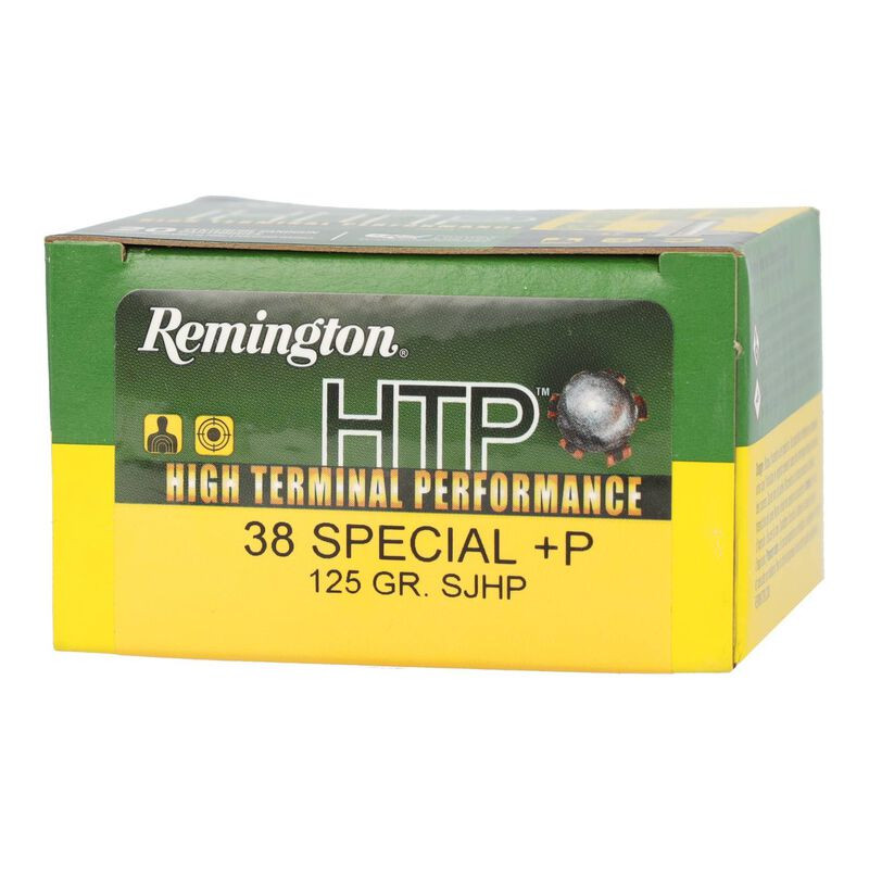 Remington .38 Special 125gr Jacketed Hollow Point (JHP) ammunition