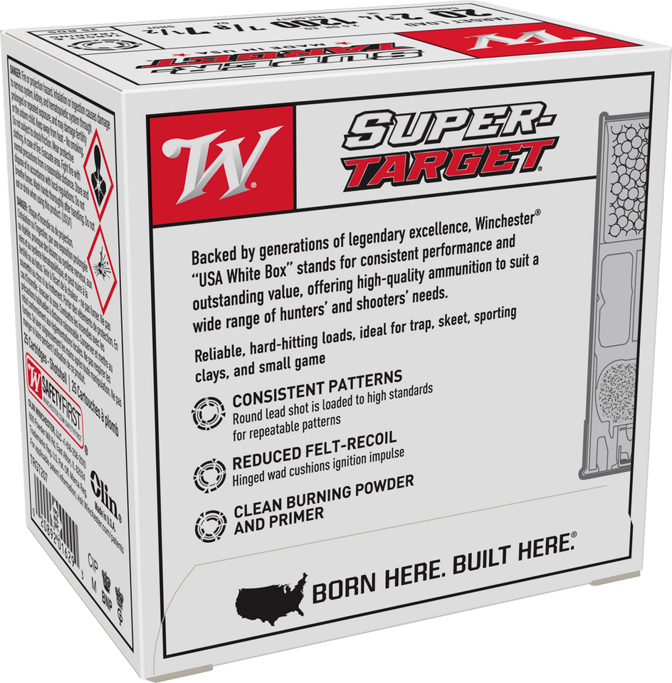 Winchester Super Target 20 Gauge 2.75" 7/8 oz. #7.5