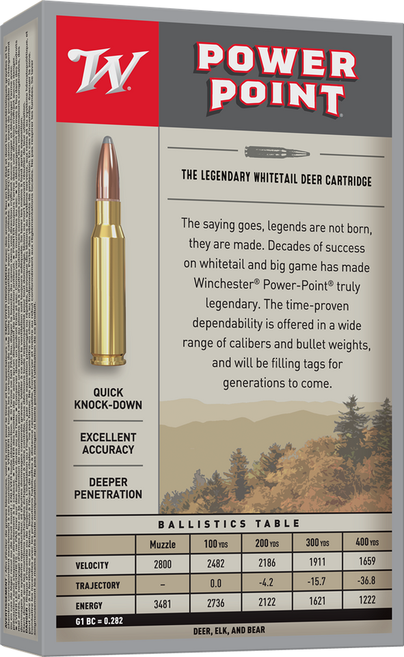 Winchester .35 Whelen 200gr Soft Point ammunition