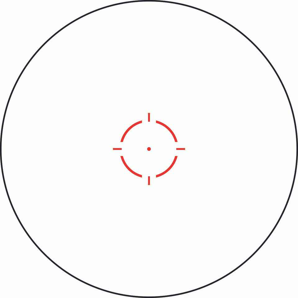 Trijicon MRO HD 1x25 Adjustable 2 MOA Red Dot/68 MOA Circle Cowitness