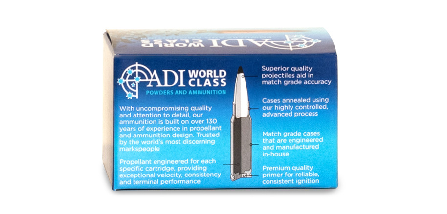 ADI .223 Remington 55gr Hollow Point (HP) ammunition