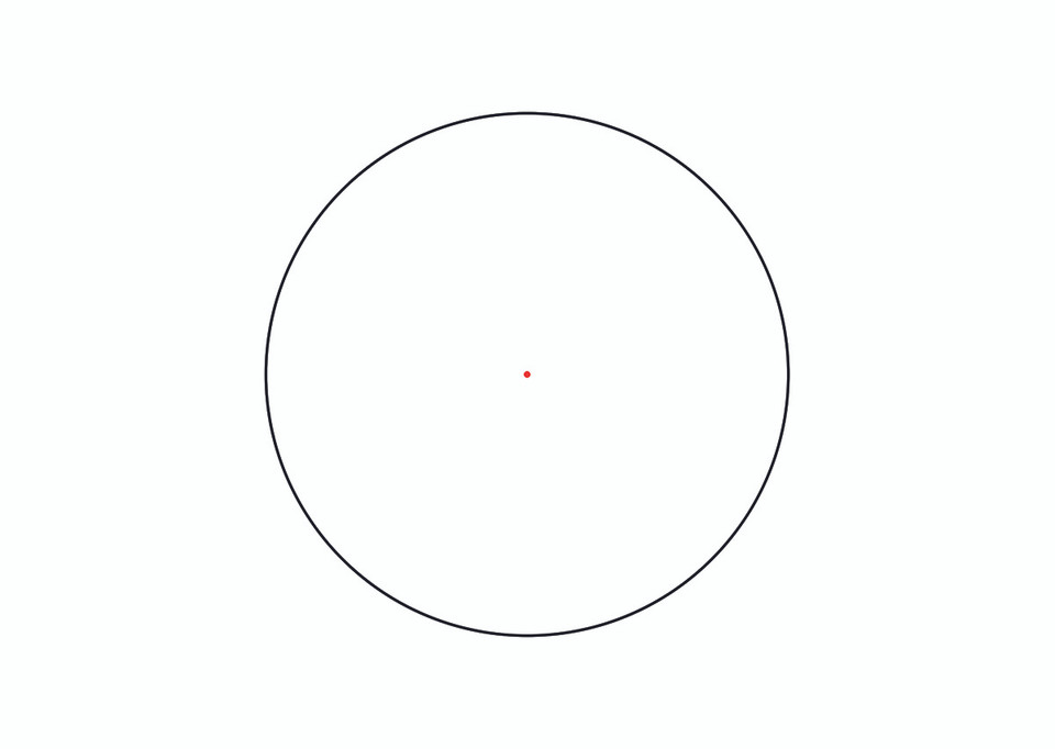 Trijicon MRO HD 1x25 Adjustable 2 MOA Dot/68 MOA Circle - Low Mount