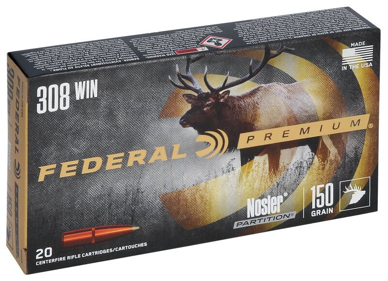 Federal .308 Winchester 150gr Soft Point ammunition