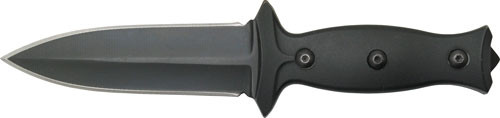 ABKT Elite Boot Knife - 3.5" Blade with Metal & Nylon Clips