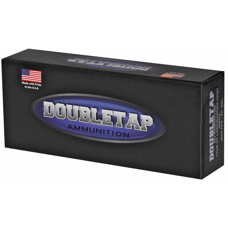 DoubleTap .223 Rem. 77 Grain Hollow Point Boat Tail (HPBT)